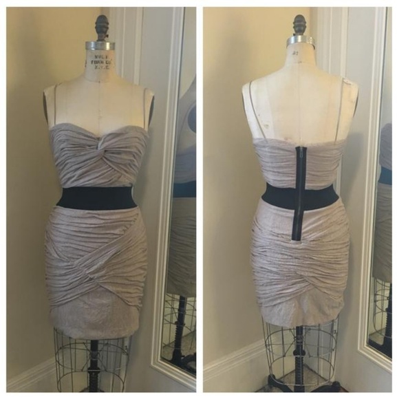 FOLEY + CORINNA Beige Netting Mesh Dress - Picture 2 of 2